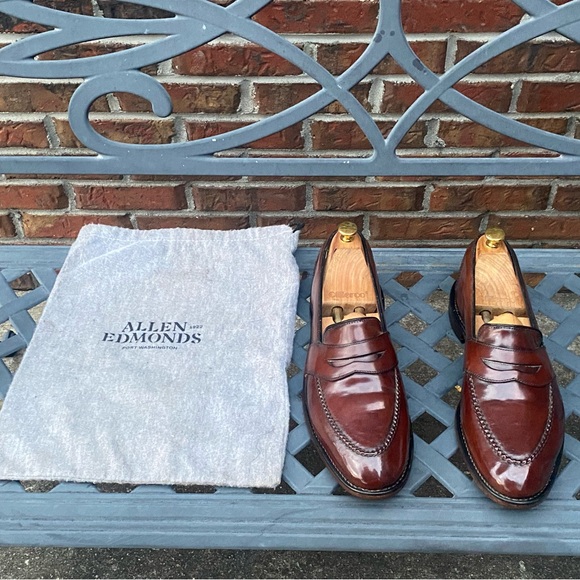 Allen Edmonds Randolph Penny Loafer in Shell Cordovan 13C - Picture 1 of 13